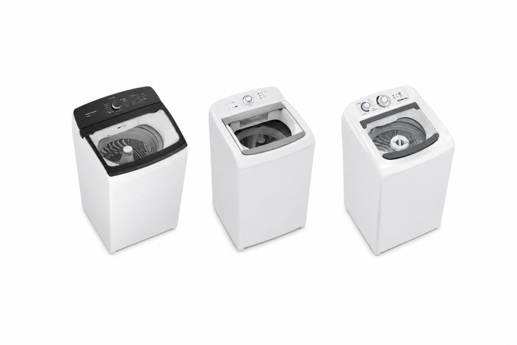 Apresentação das melhores máquinas de lavar roupa Brastemp, electrolux e consul.